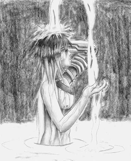 Shower at the Spring by MangaWhit