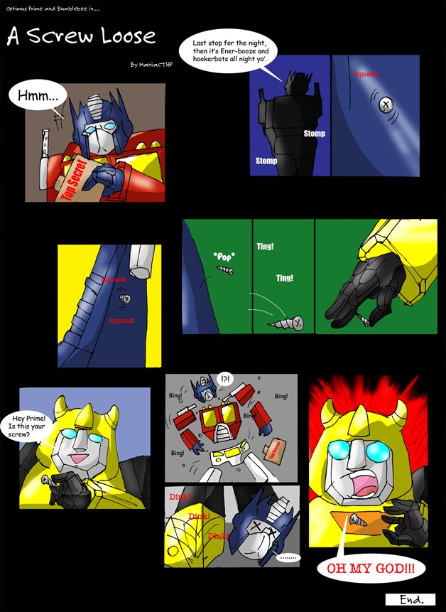 G1 Comic: 'A Screw Loose' by ManiacTHP
