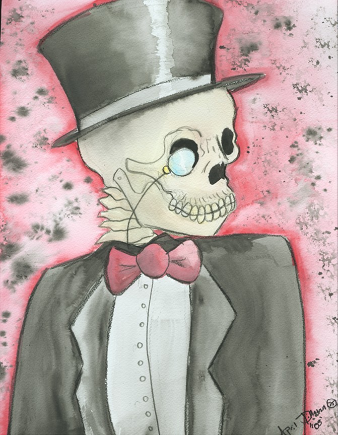 Skeletons can be fancy too by ManiacTHP
