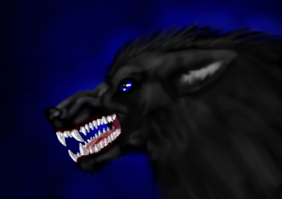 Black wolf by ManiacTHP