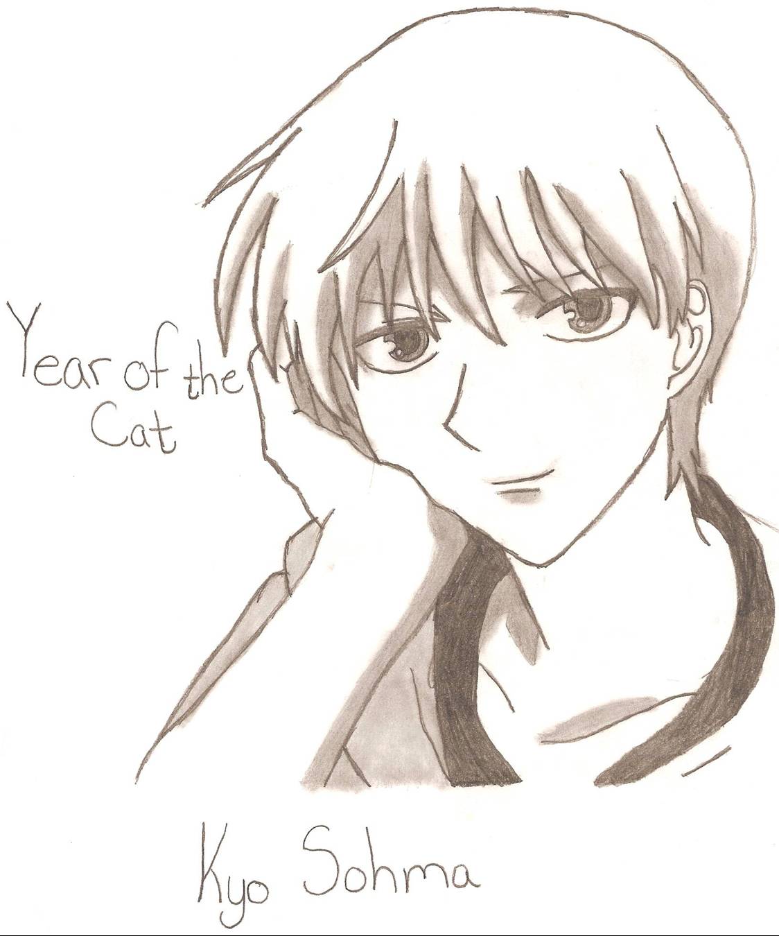 Kyo Sohma Year of the Cat by Marc_of_Art
