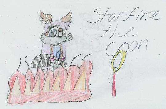 Starfire the coon by MariaTheFox