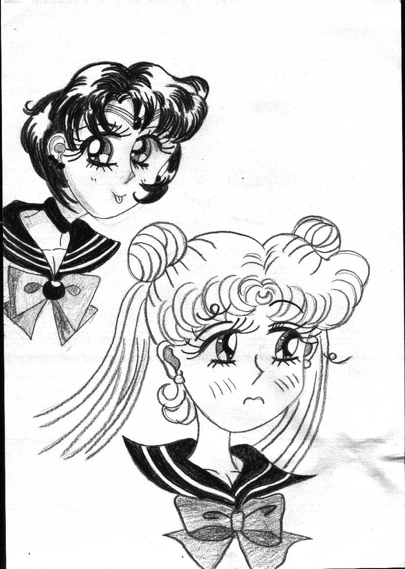 Usagi and Ami by Marilyn