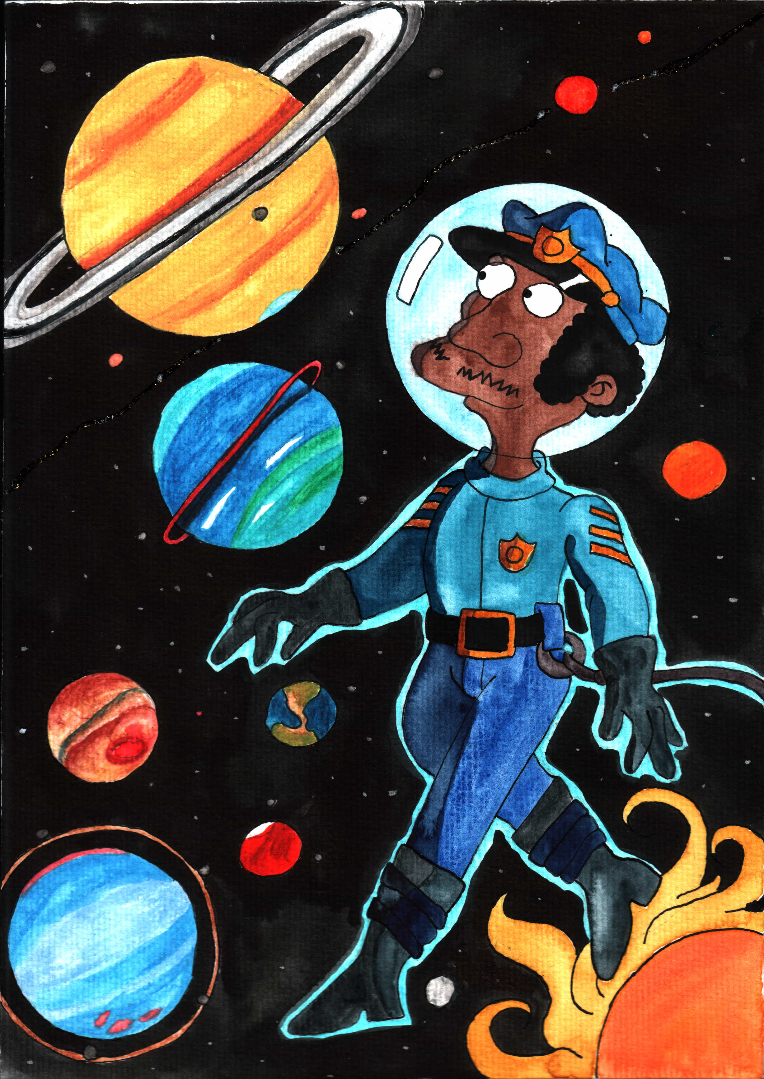Back in space by Marilyn