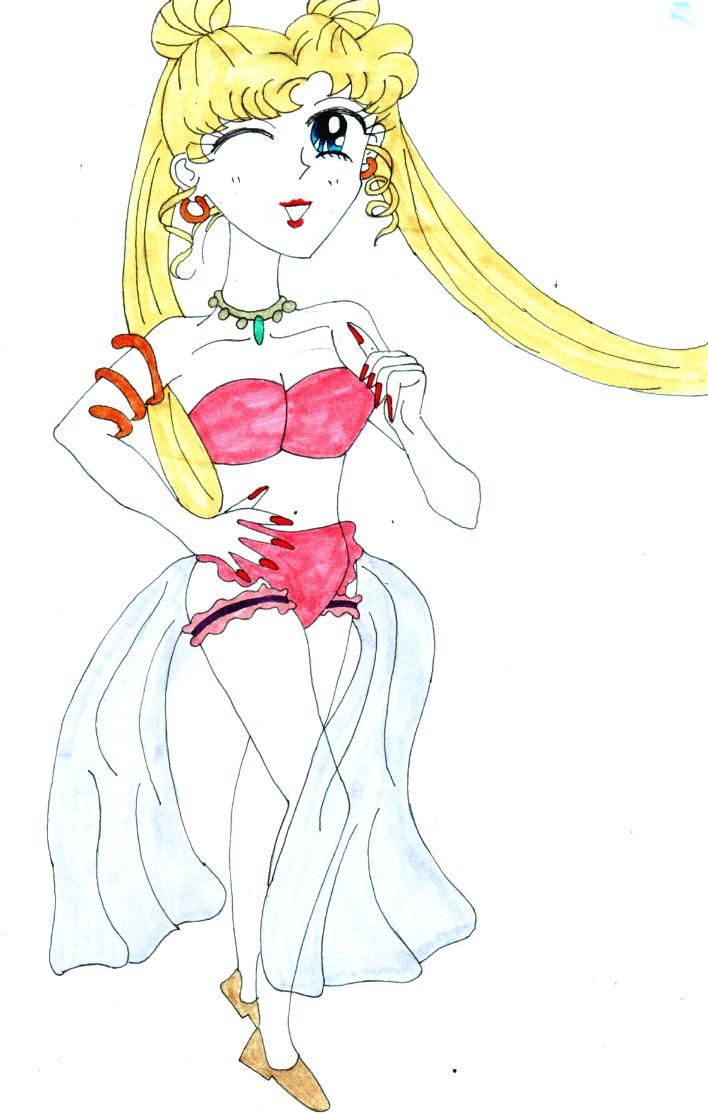 Usagi Chan in a costume by Marilyn
