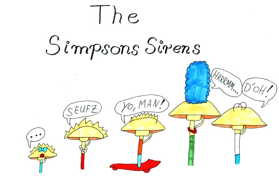 The Simpsons Sirens by Marilyn