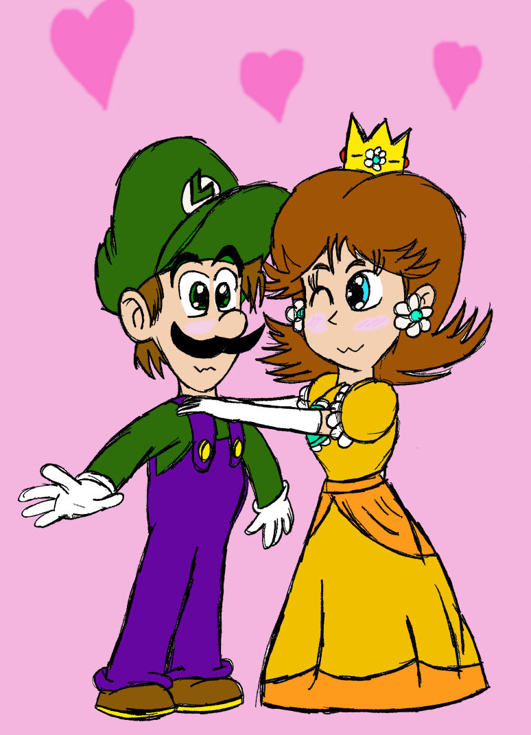 Luigi & Daisy by MarioandYoshi96