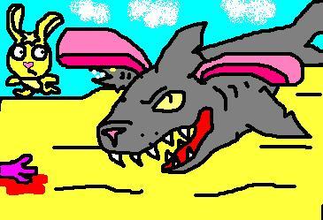 Mutant bunny shark (from my fanfic) by Mariroth