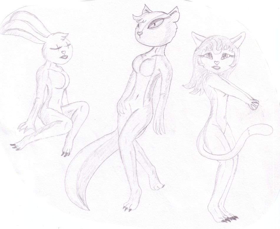 Some anthros by Mariroth