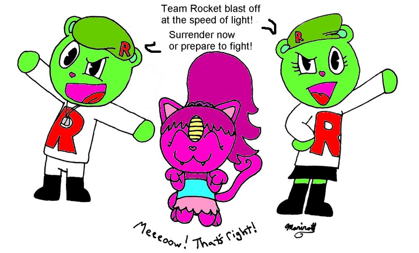 Pokemon crossover, Here comes Team Rocket! by Mariroth