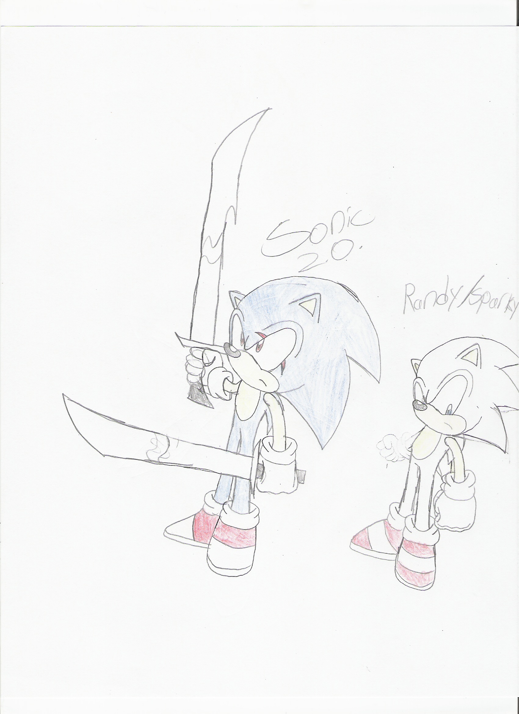 Sonic 2.0. and Sparky by Marluxia1445679011