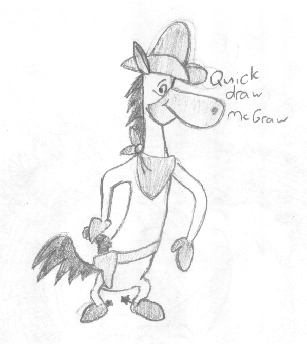Quick Draw McGraw by MarluxiaLuva