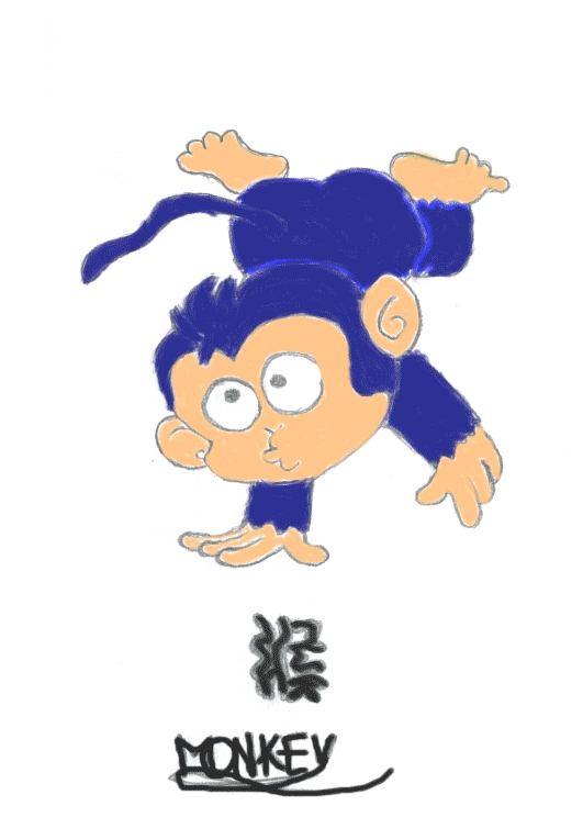 Chinese Zodiac: Monkey by Maroon005