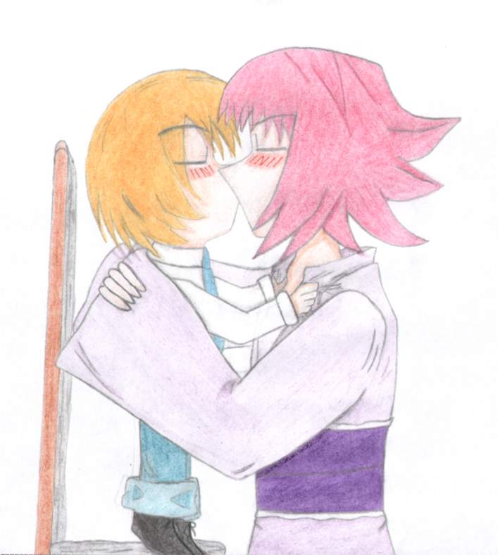 Manta And Tamao KISS by Marynchan