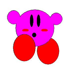 Kirby runnin at ya!! by Mastakirby
