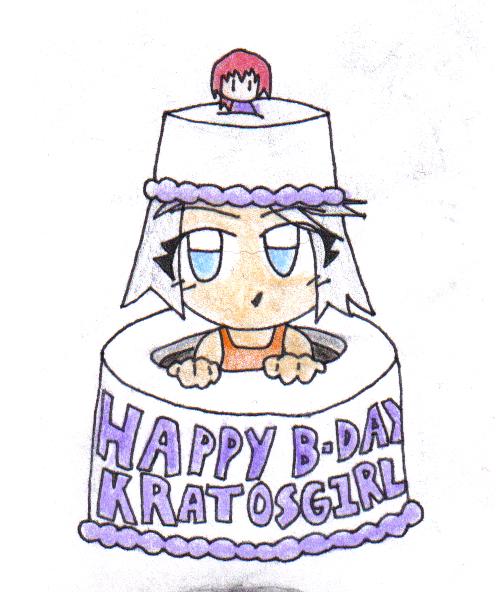 Um, really late kratosgirl birthday thingy by MasterSkushy