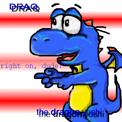 Draq the Dragon Yoshi by Master_Chief60