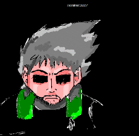 "Downcast" (Ms Paint Kakashi) by Master_Chief60