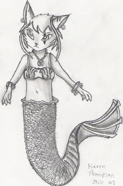 Mermaid Kitty by Master_Karen