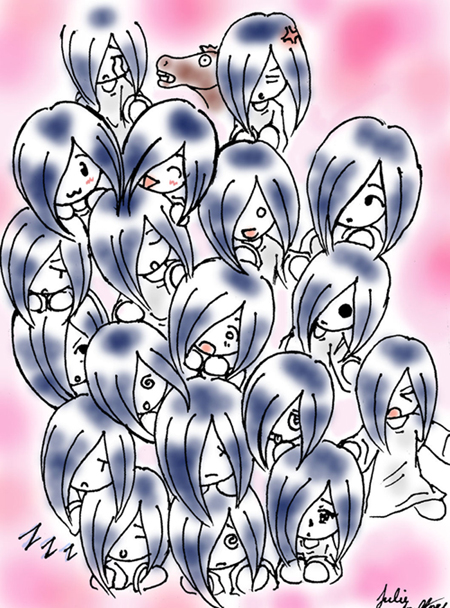 Sadako pile! by Masume_Nezumi