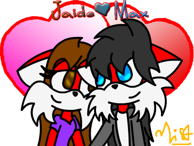 max and Jaide: Chibi Love by Max2085