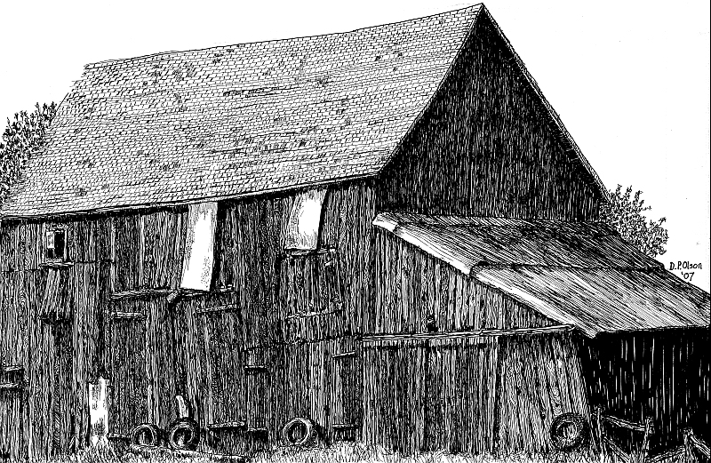 Way old barn by MaxEac