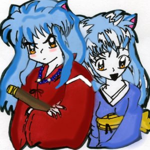 Inuyasha and Kagome (from fanfic) by Maylia_Intusha