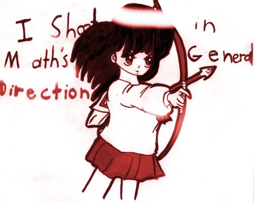I shoot in math's general direction (Kagome) by Maylia_Intusha