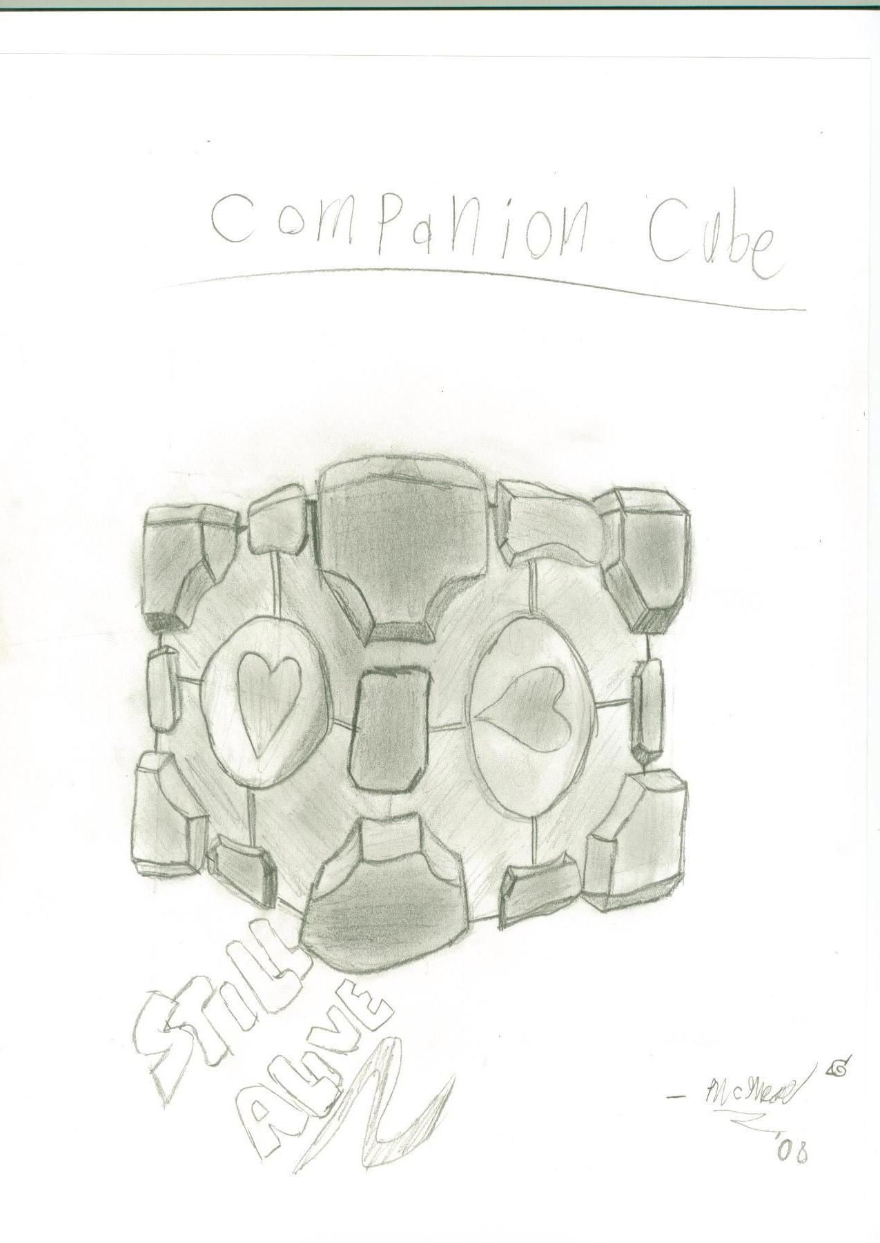 Companion Cube by McNealy