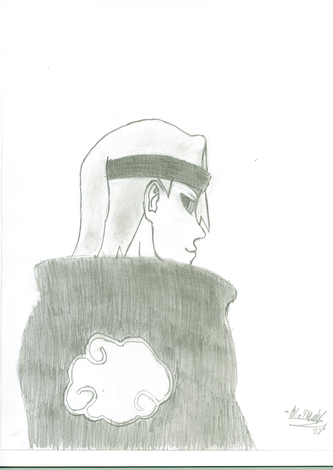 Sketch of Deidara by McNealy