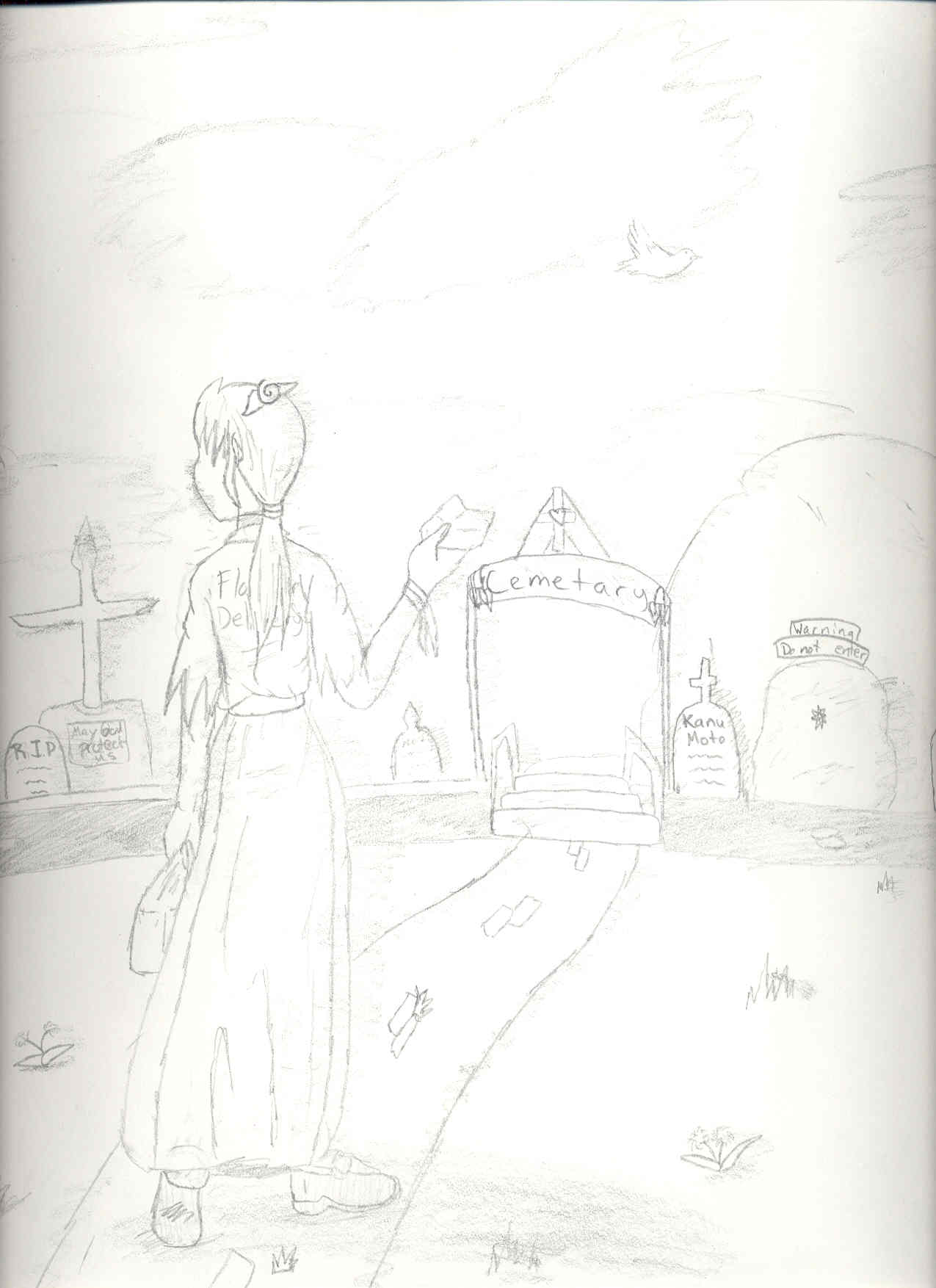 Kashew at cemetary by MeLoveAnime