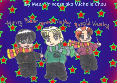 CHIBI!!!! Harry, Draco and Ron by Mean_Princess
