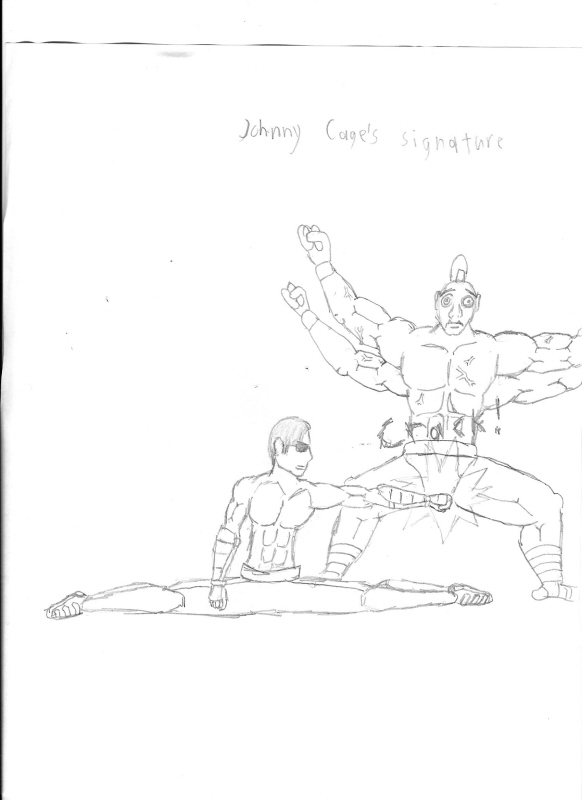 johnny cage's signature move! by Mechjunkie