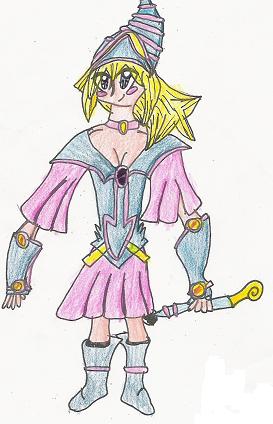 Dark Magician Girl- with puffy sleeves! by Meerkatty