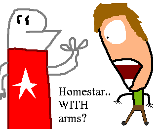 Homestar...with arms? by MegaGreg