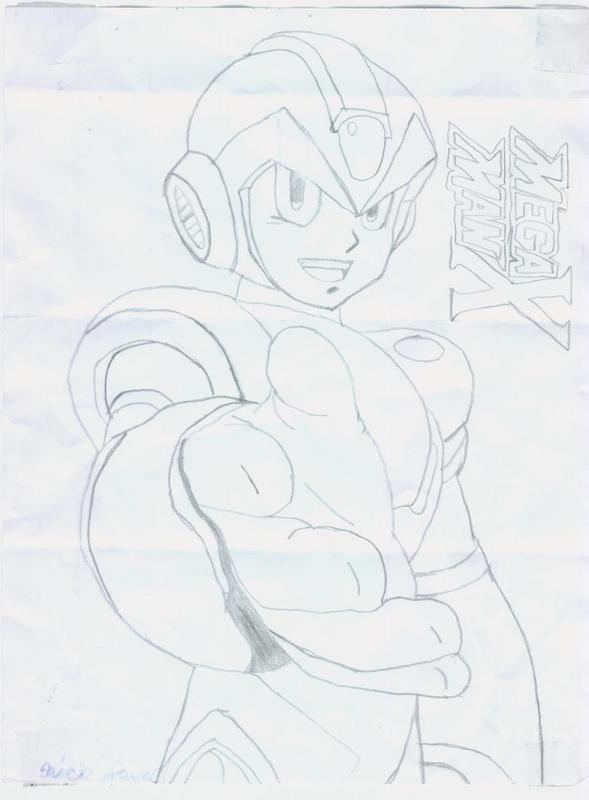 Megaman X Draw by MegaSabitaCross4424