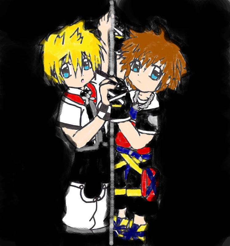 The Other Side of Me - Roxas and Sora by MeganMinamono