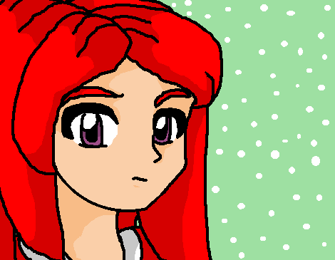 Knuckles Human (Done in MSPaint) by MeganuBunny