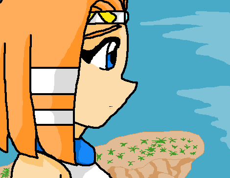 Tikal Human (Done in MSPaint) by MeganuBunny