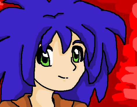 Sonic Human (Done in MSPaint) by MeganuBunny