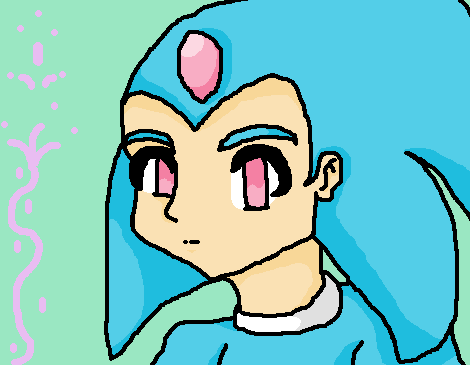 Chaos0 Human (Done in MSPaint) by MeganuBunny