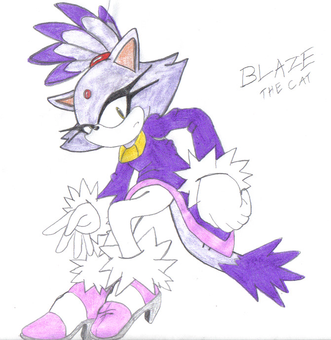 Blaze the cat by Megs-the-hedgehog