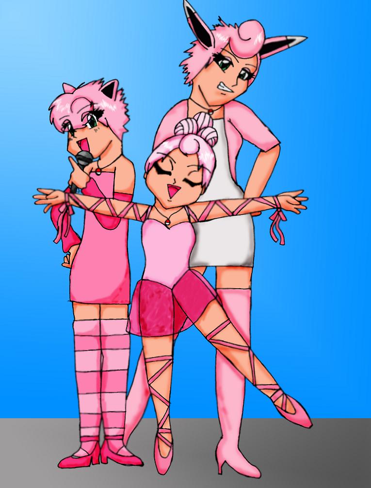 Jigglypuff Family by MeiRae44