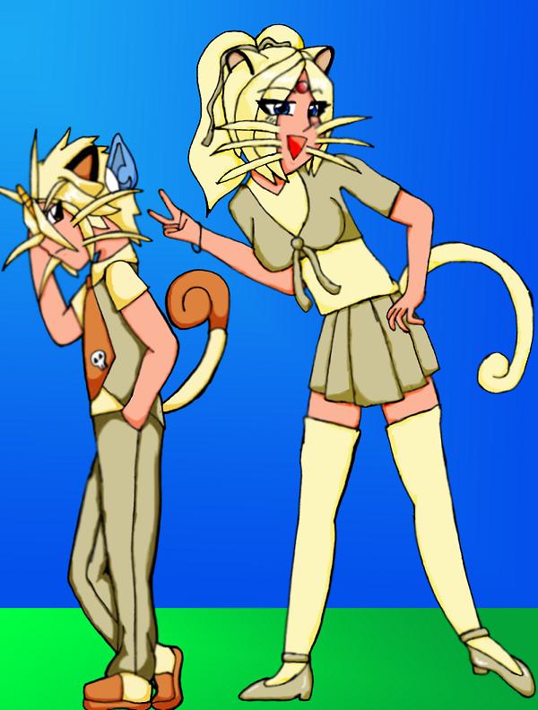 Meowth Family by MeiRae44