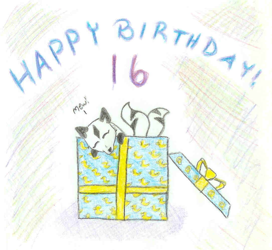 Happy 16th Birthday! by Melodyfire