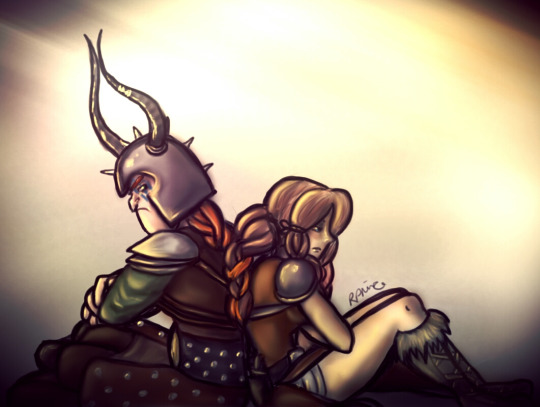 Dagur and Rae - Braided by MeltyCat