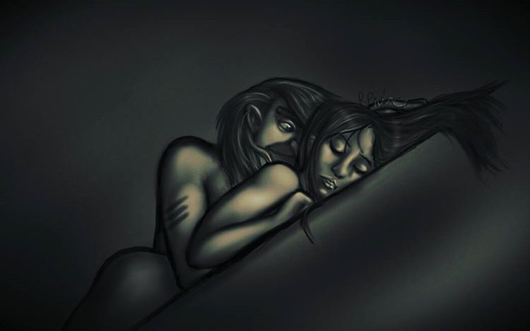 Dagur and Rae - As She Sleeps by MeltyCat