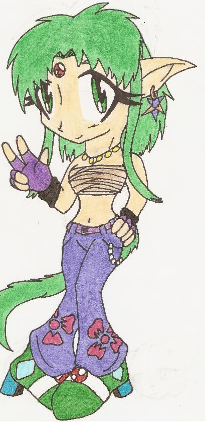 Cosmo (human form with a cat tail) by Melvintomm