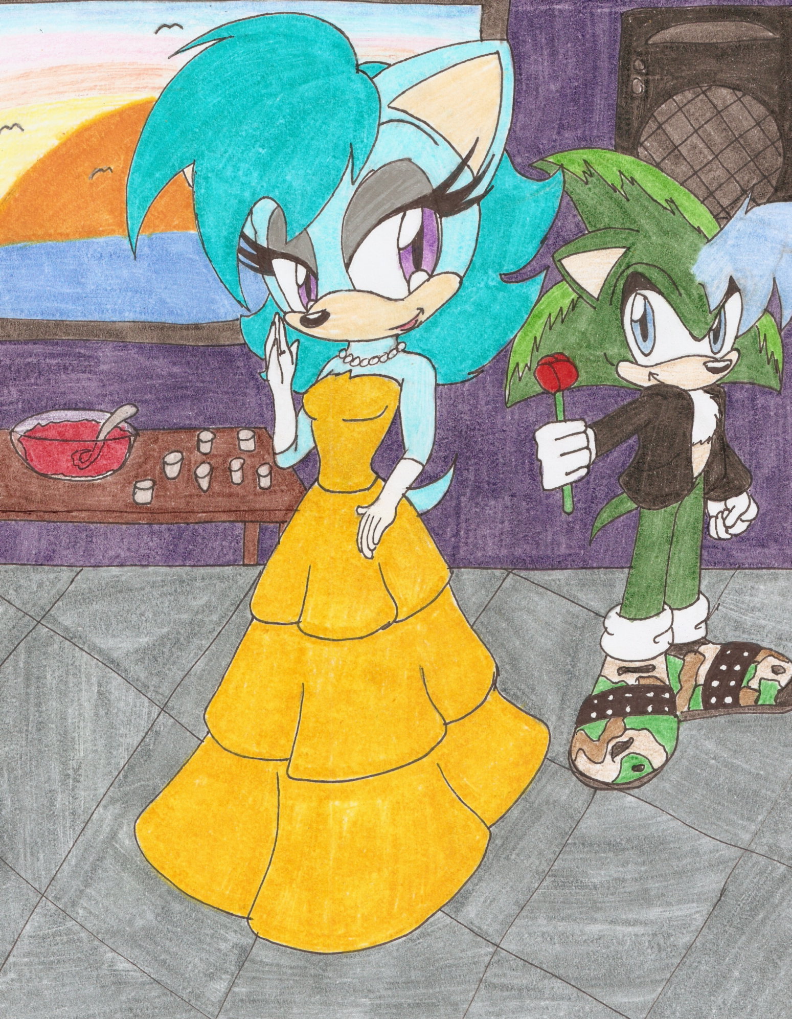 Misty and Chad at prom night by Melvintomm