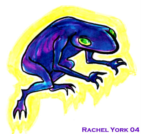 Purple Froggie by MercyfulQueenDiamond
